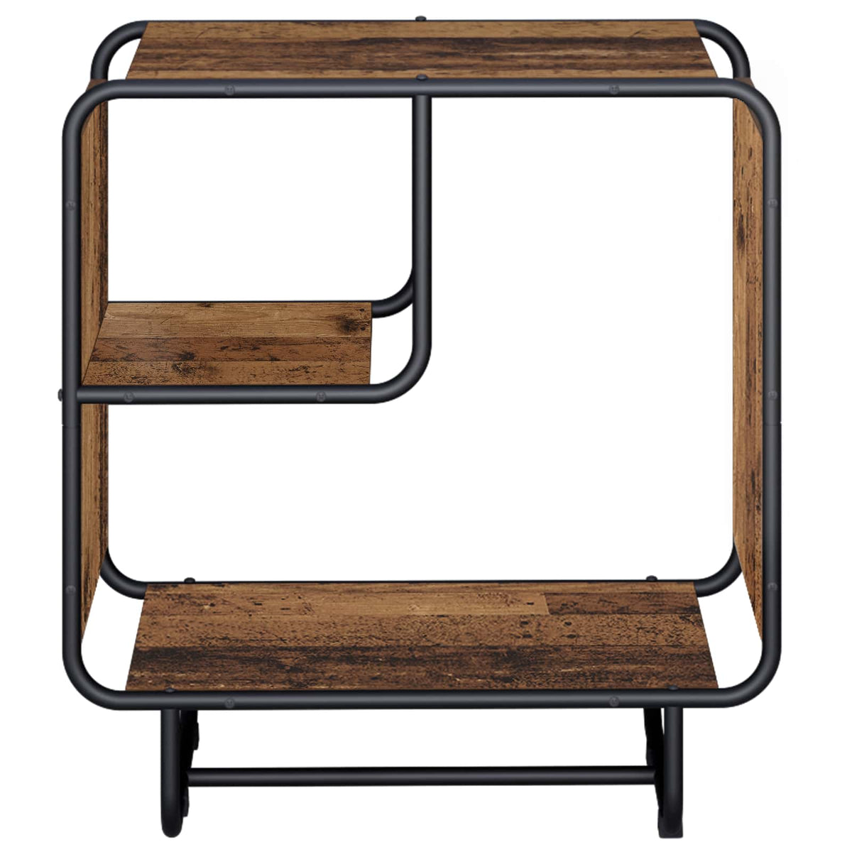 Dressoir Oud hout 60 x 37.5 x 64.5 cm Bewerkt hout