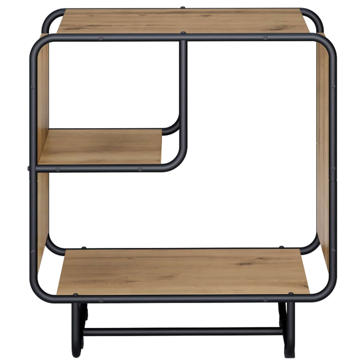 Dressoir Artisanaal eiken 60 x 37.5 x 64.5 cm Bewerkt hout