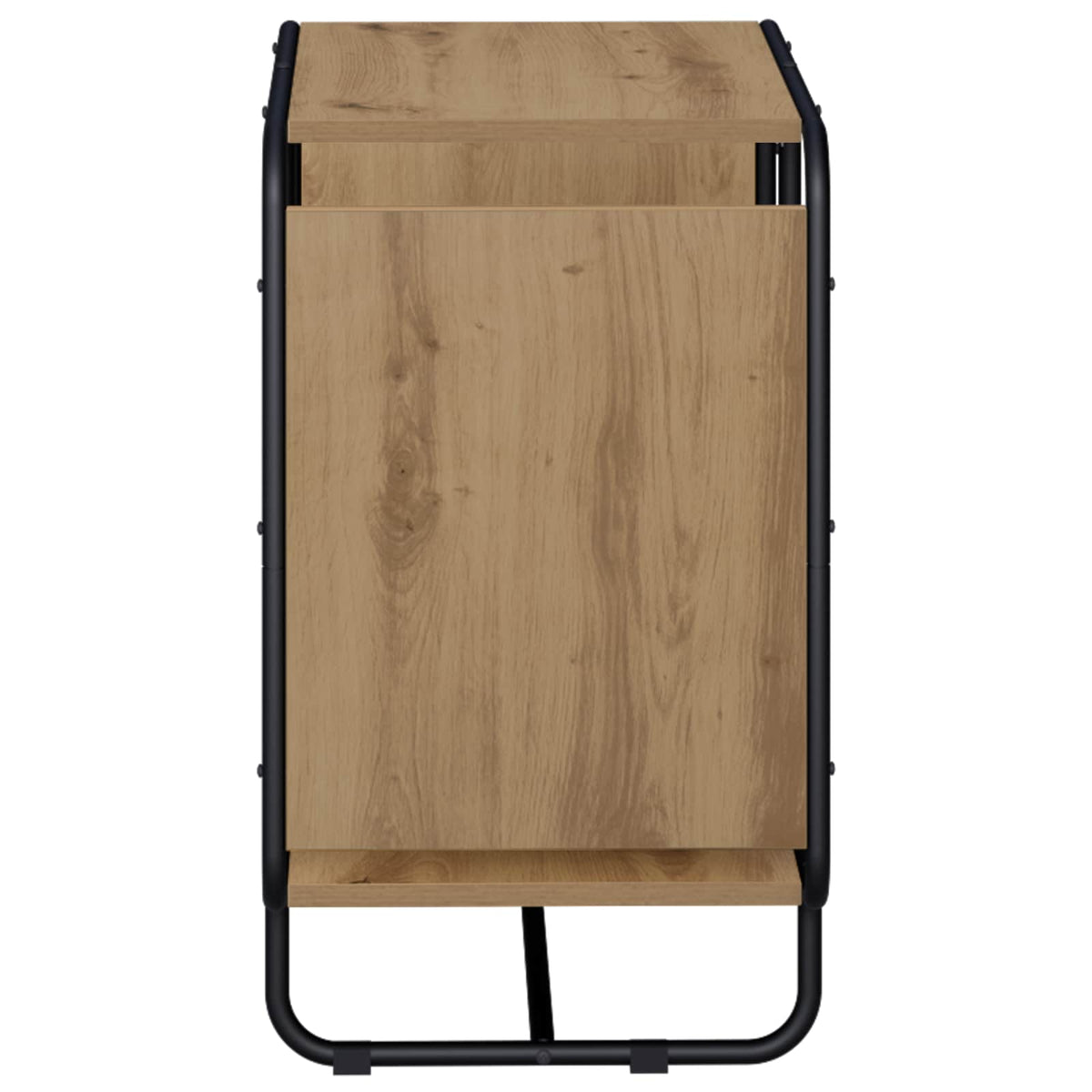 Dressoir Artisanaal eiken 60 x 37.5 x 64.5 cm Bewerkt hout