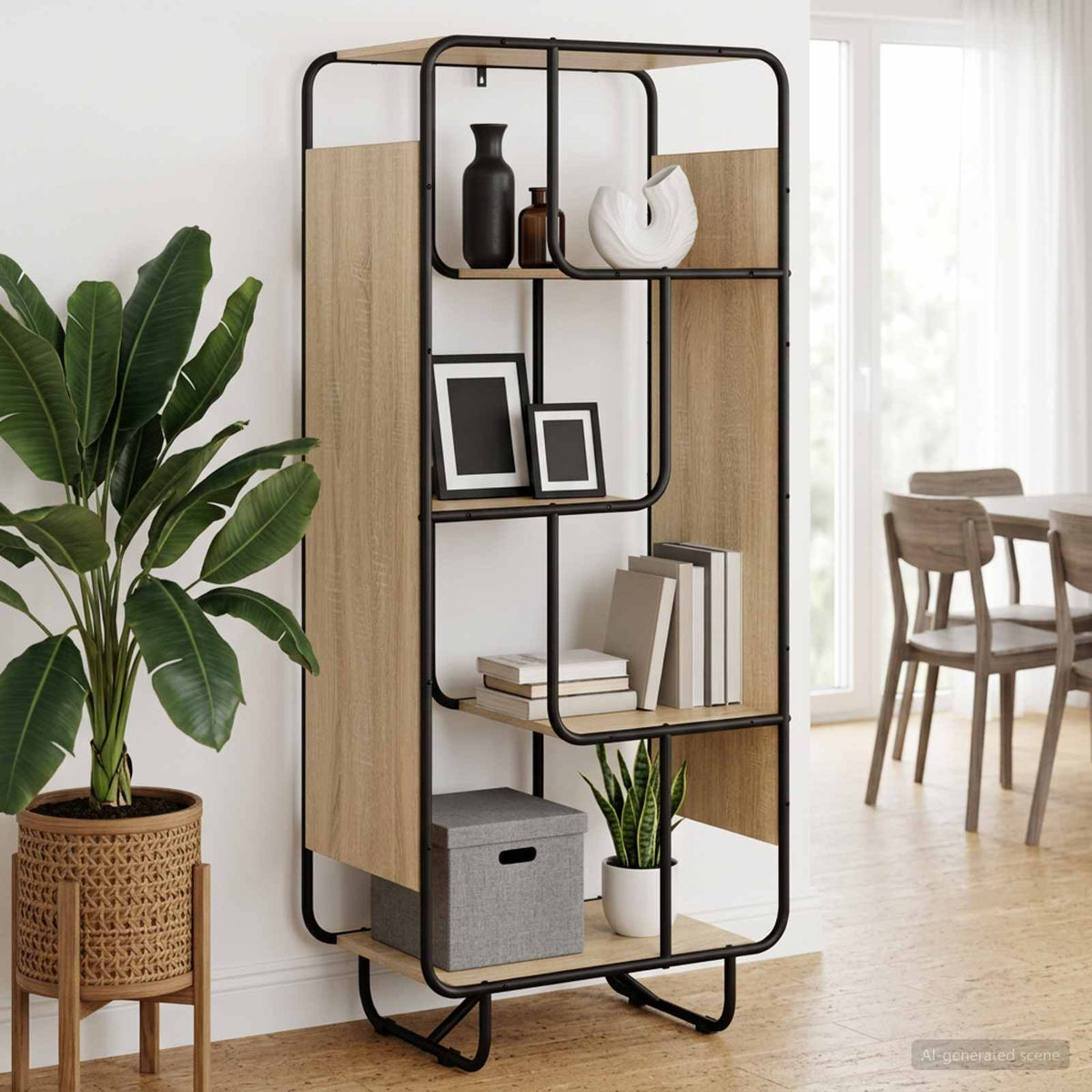 Hoge kast Sonoma Eiken 60 x 37,5 x 144 cm Bewerkt hout