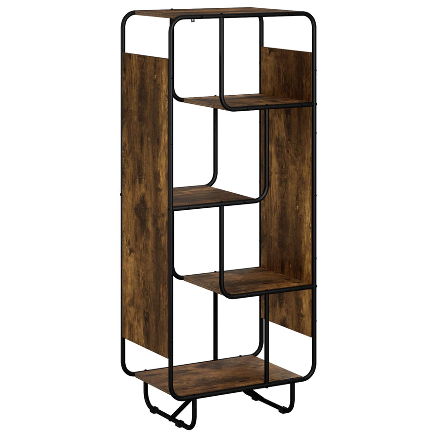 Hoge kast Gerookt eiken 60 x 37,5 x 144 cm Bewerkt hout
