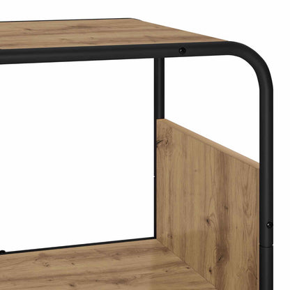 Hoge kast Artisanaal eiken 60 x 37,5 x 144 cm Bewerkt hout
