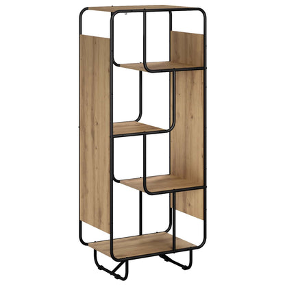 Hoge kast Artisanaal eiken 60 x 37,5 x 144 cm Bewerkt hout