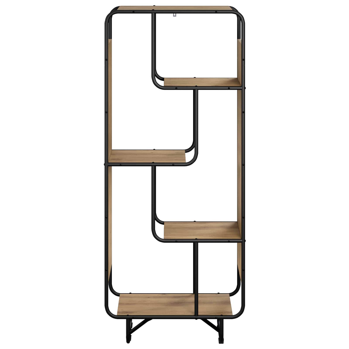 Hoge kast Artisanaal eiken 60 x 37,5 x 144 cm Bewerkt hout
