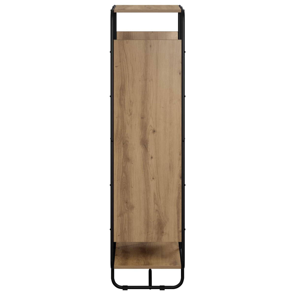 Hoge kast Artisanaal eiken 60 x 37,5 x 144 cm Bewerkt hout