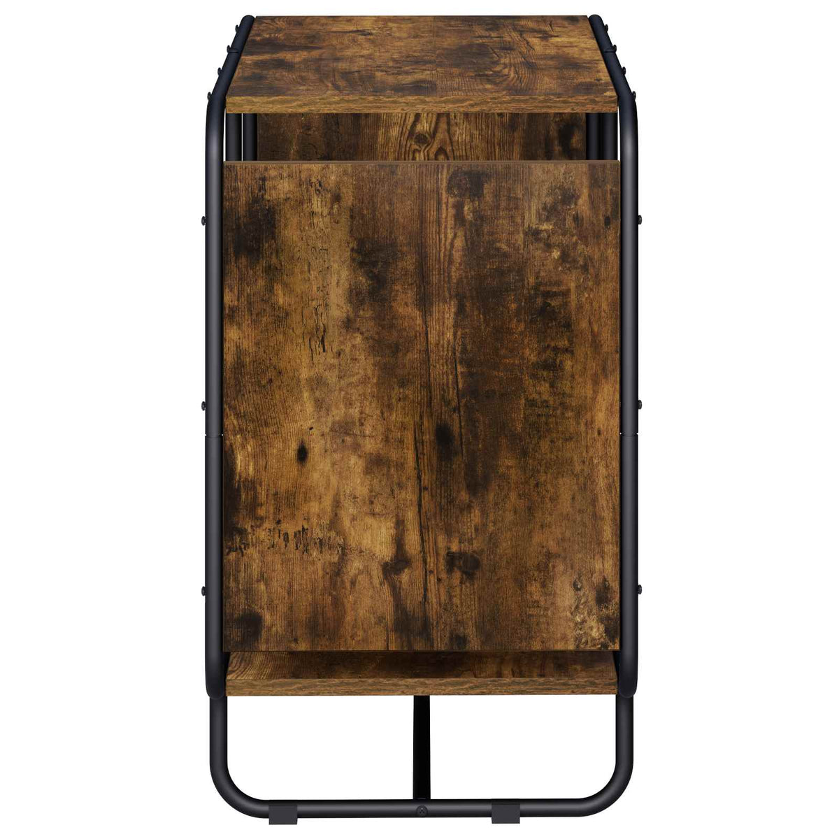 Dressoir Gerookt eiken 80 x 37.5 x 64.5 cm Bewerkt hout