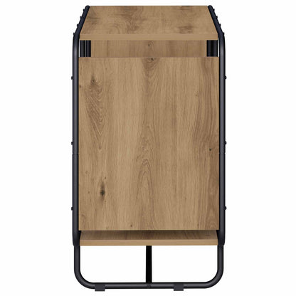 Dressoir Artisanaal eiken 80 x 37.5 x 64.5 cm Bewerkt hout
