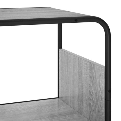 Hoge kast Grijs Sonoma 80 x 37,5 x 144 cm Bewerkt hout
