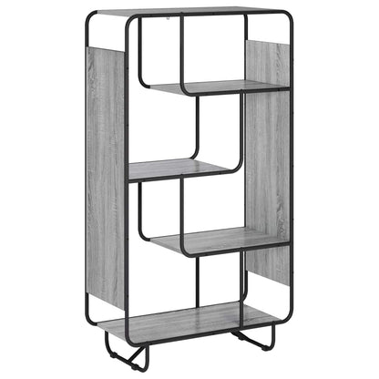 Hoge kast Grijs Sonoma 80 x 37,5 x 144 cm Bewerkt hout