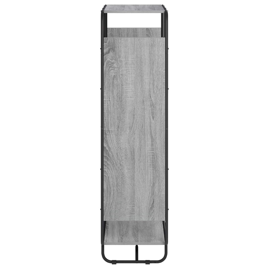 Hoge kast Grijs Sonoma 80 x 37,5 x 144 cm Bewerkt hout
