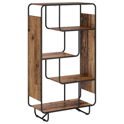 Hoge kast Oud hout 80 x 37,5 x 144 cm Bewerkt hout