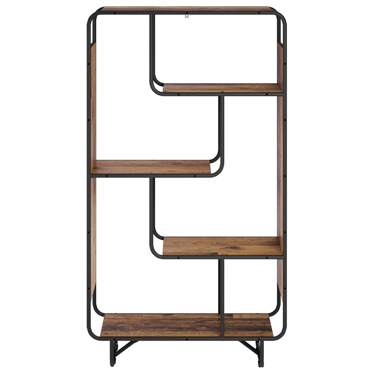 Hoge kast Oud hout 80 x 37,5 x 144 cm Bewerkt hout