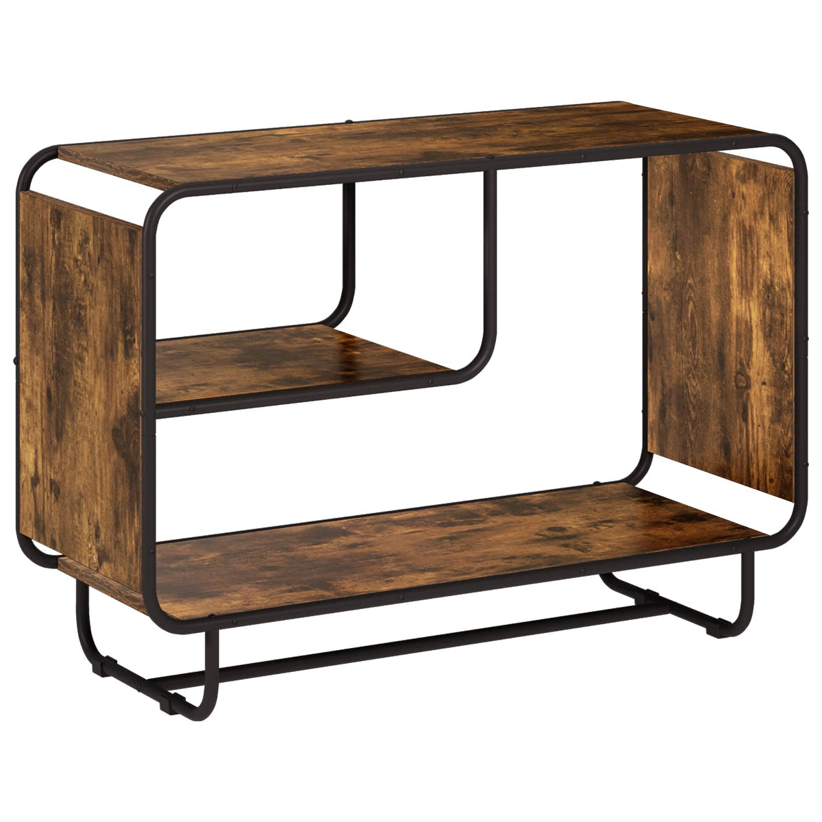 Dressoir Gerookt eiken 93,5 x 37,5 x 64,5 cm Bewerkt hout