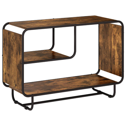 Dressoir Gerookt eiken 93,5 x 37,5 x 64,5 cm Bewerkt hout