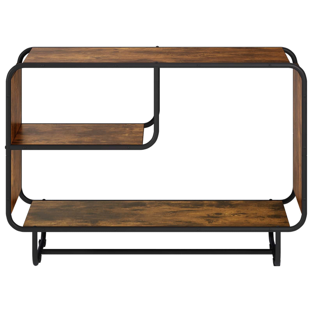 Dressoir Gerookt eiken 93,5 x 37,5 x 64,5 cm Bewerkt hout