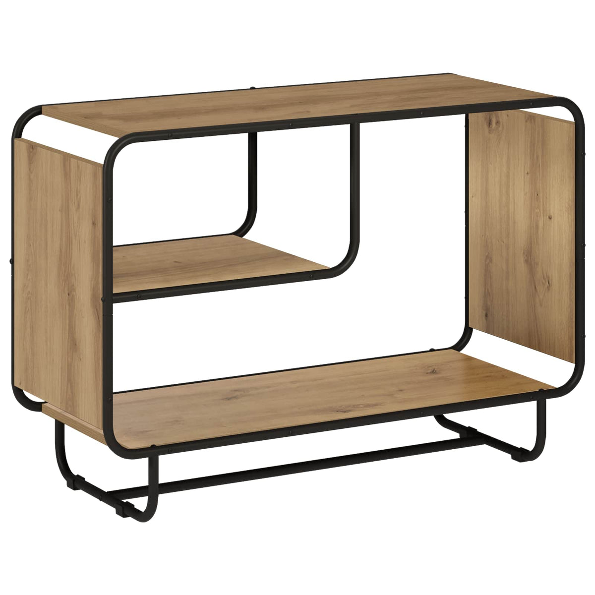 Dressoir Artisanaal eiken 93,5 x 37,5 x 64,5 cm Bewerkt hout