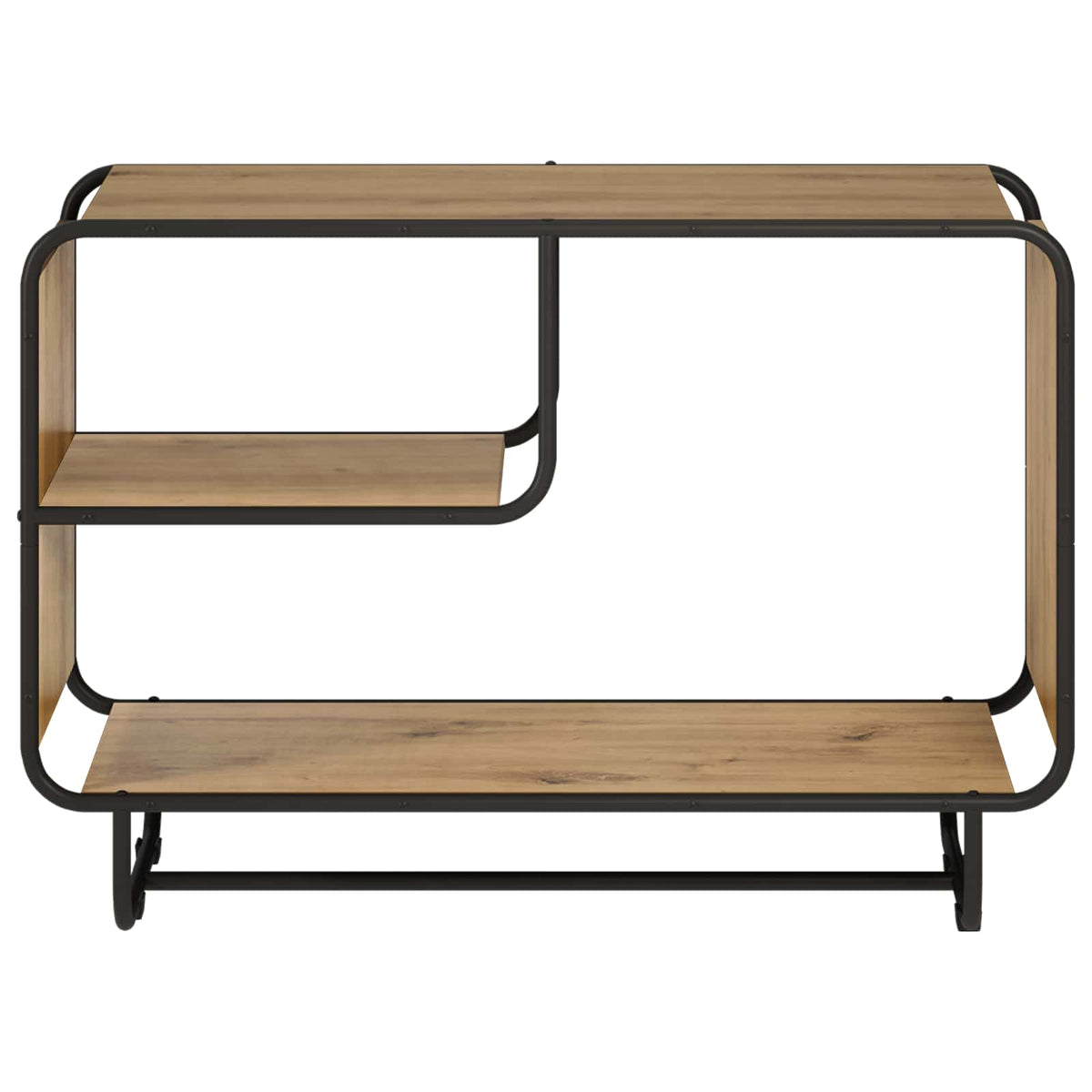 Dressoir Artisanaal eiken 93,5 x 37,5 x 64,5 cm Bewerkt hout