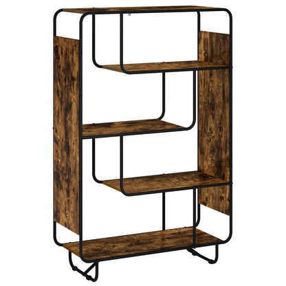 Hoge kast Gerookt eiken 93.5 x 37.5 x 144 cm Bewerkt hout