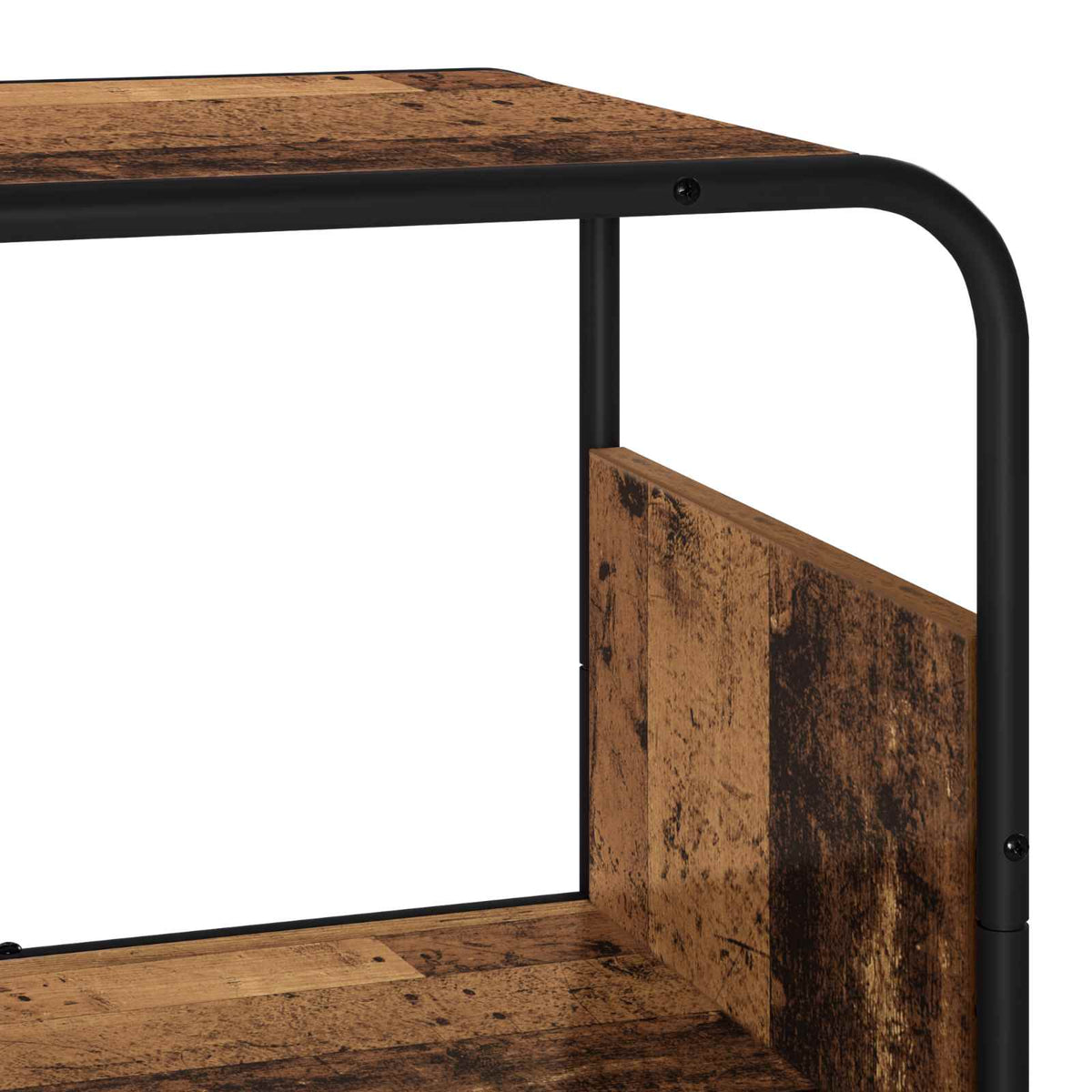 Hoge kast Oud hout 93.5 x 37.5 x 144 cm Bewerkt hout
