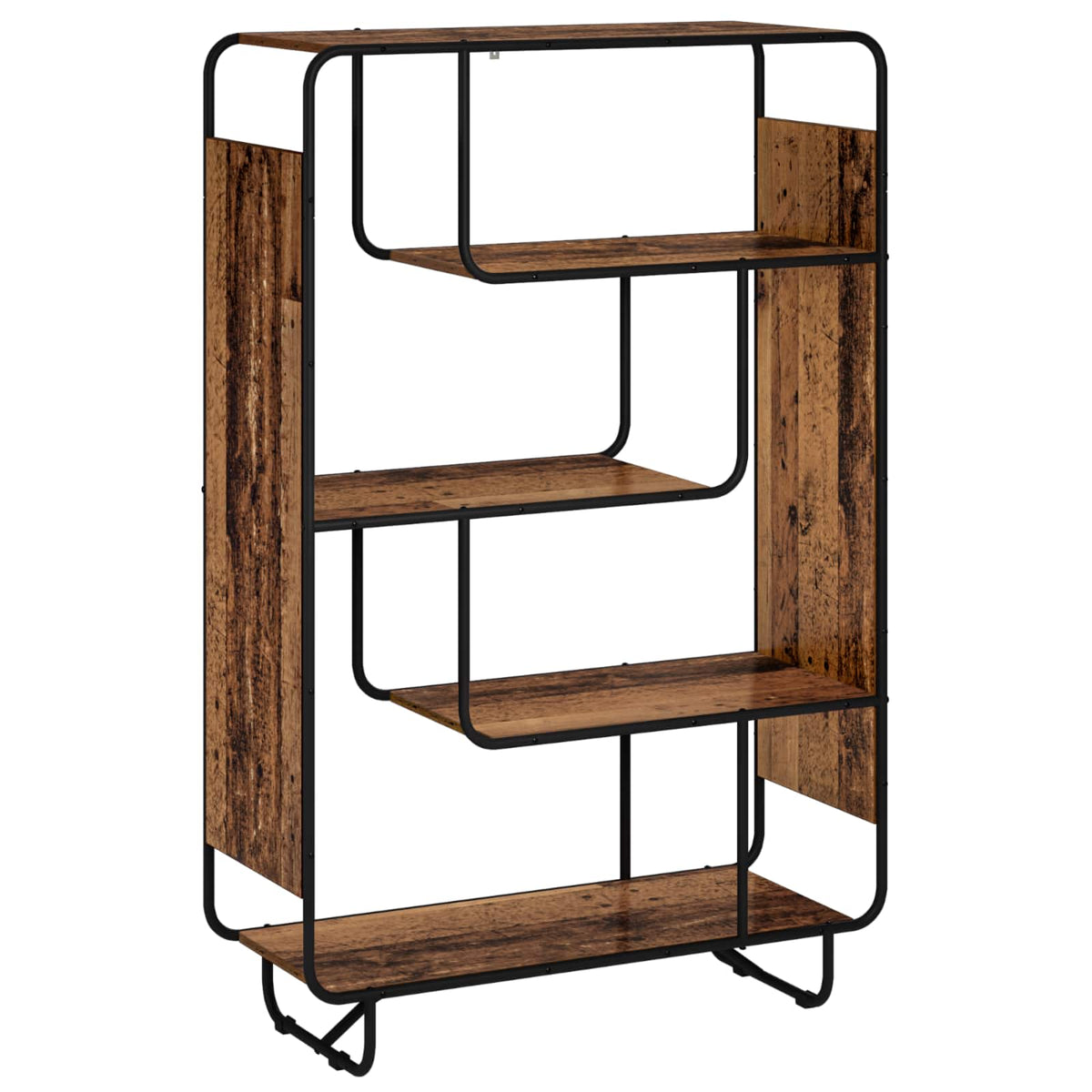 Hoge kast Oud hout 93.5 x 37.5 x 144 cm Bewerkt hout