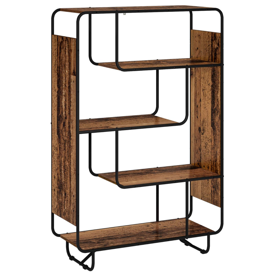 Hoge kast Oud hout 93.5 x 37.5 x 144 cm Bewerkt hout