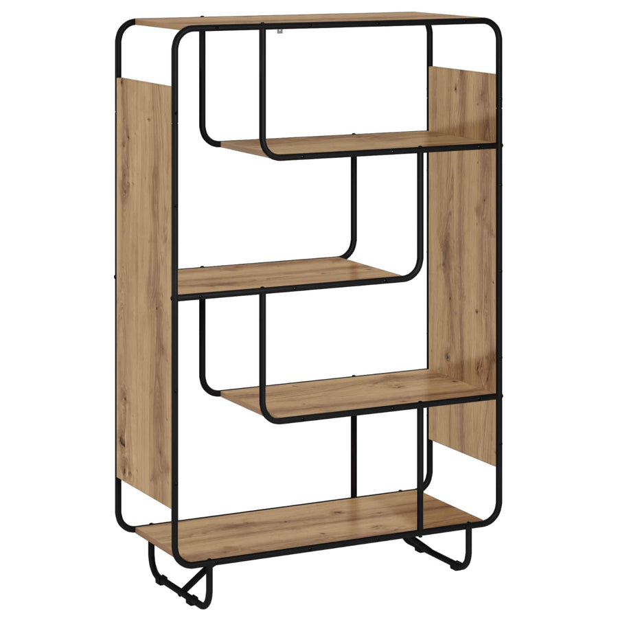Hoge kast Artisanaal eiken 93.5 x 37.5 x 144 cm Bewerkt hout