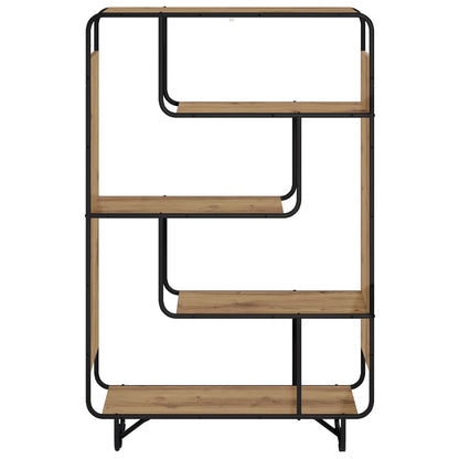 Hoge kast Artisanaal eiken 93.5 x 37.5 x 144 cm Bewerkt hout