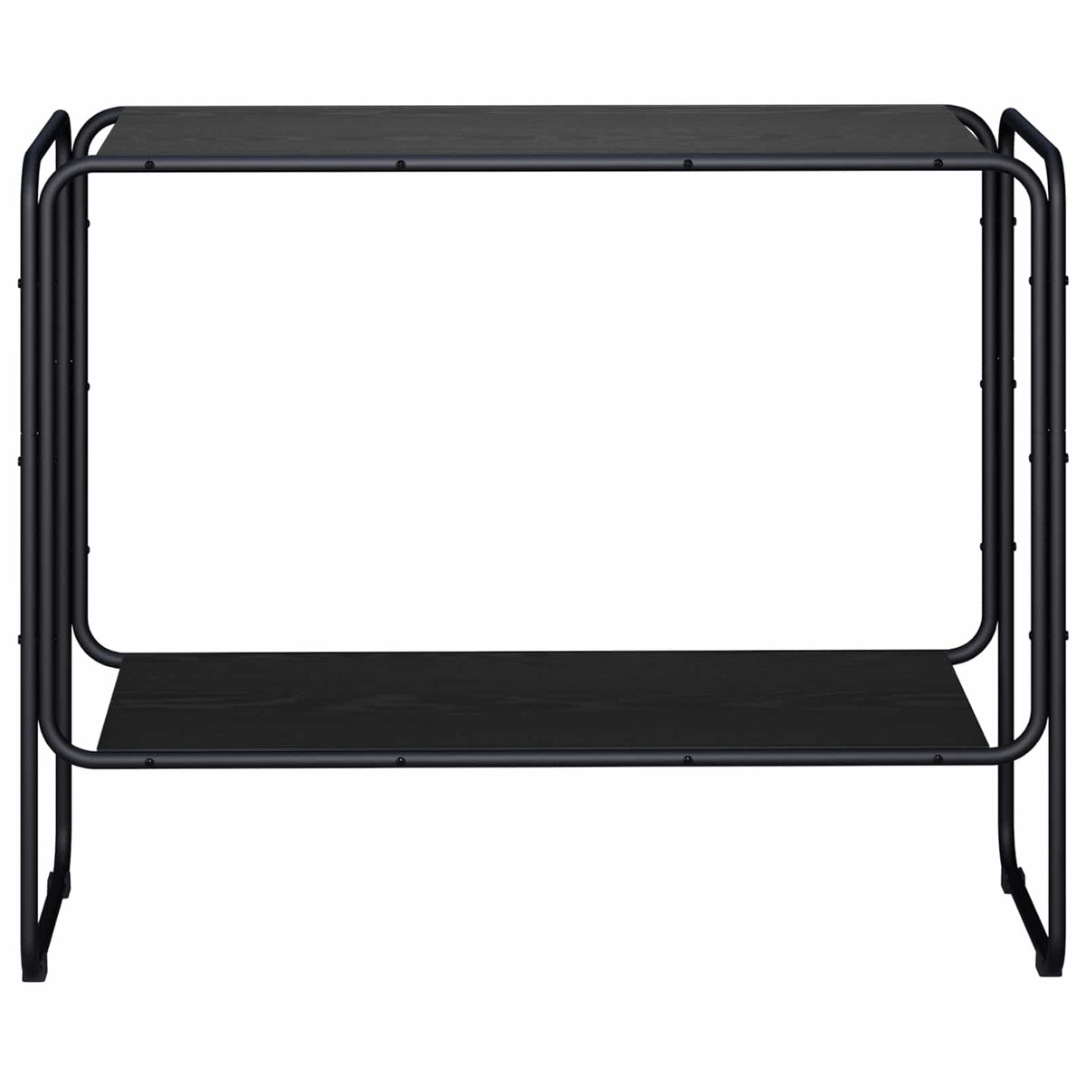 Dressoir Zwart eiken 93.5 x 38 x 75 cm Bewerkt hout