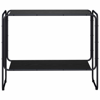 Dressoir Zwart eiken 93.5 x 38 x 75 cm Bewerkt hout