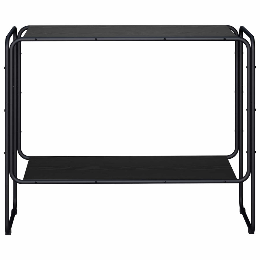 Dressoir Zwart eiken 93.5 x 38 x 75 cm Bewerkt hout