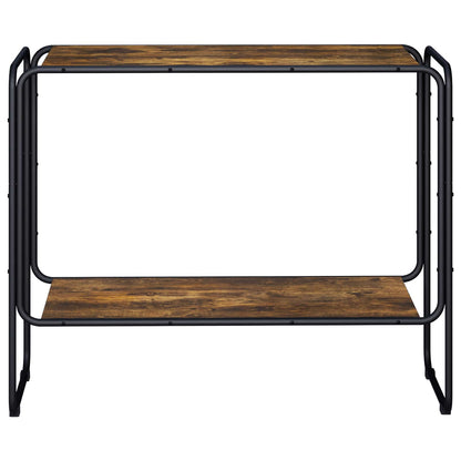 Dressoir Gerookt eiken 93.5 x 38 x 75 cm Bewerkt hout