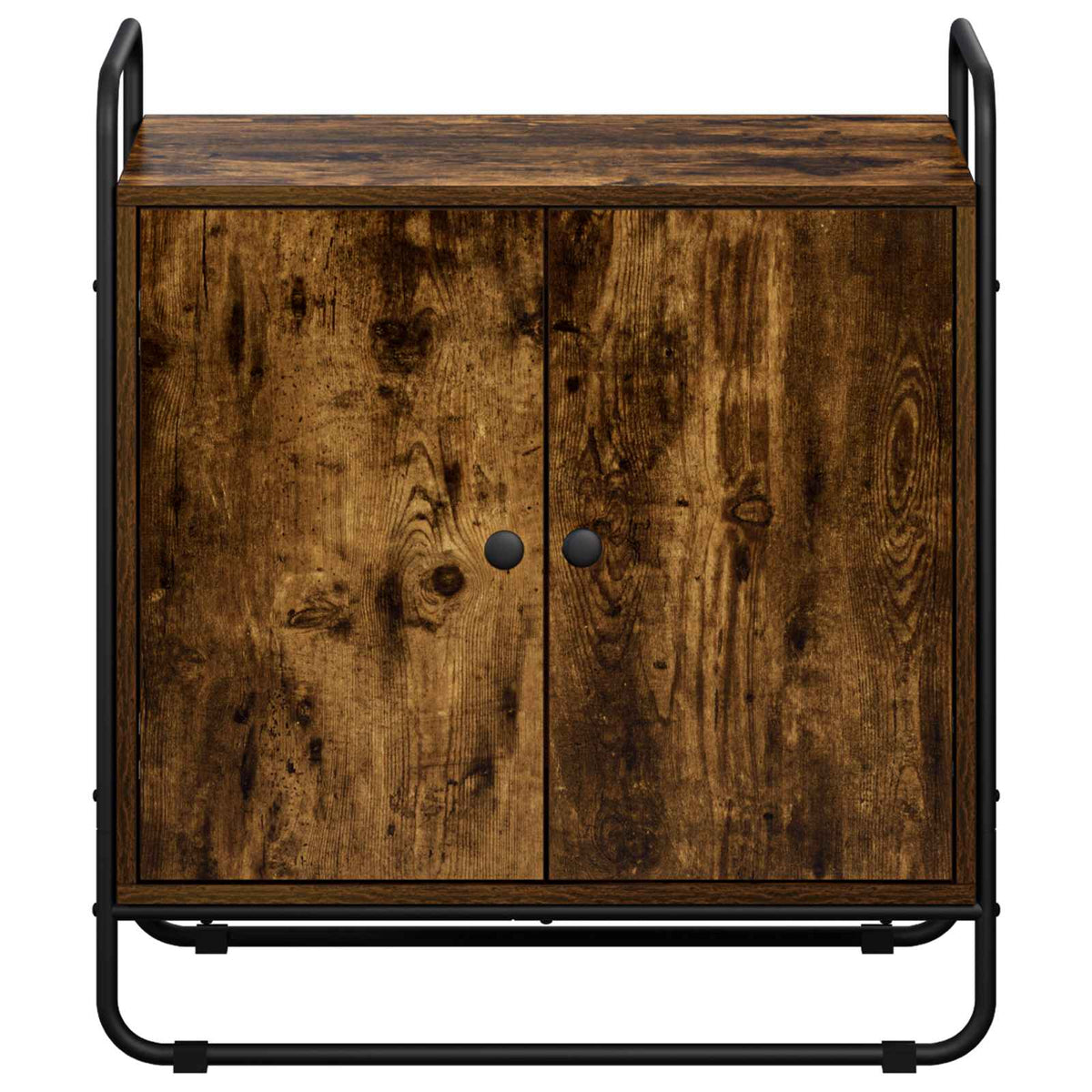 Dressoir Gerookt eiken 68 x 35 x 75 cm Bewerkt hout
