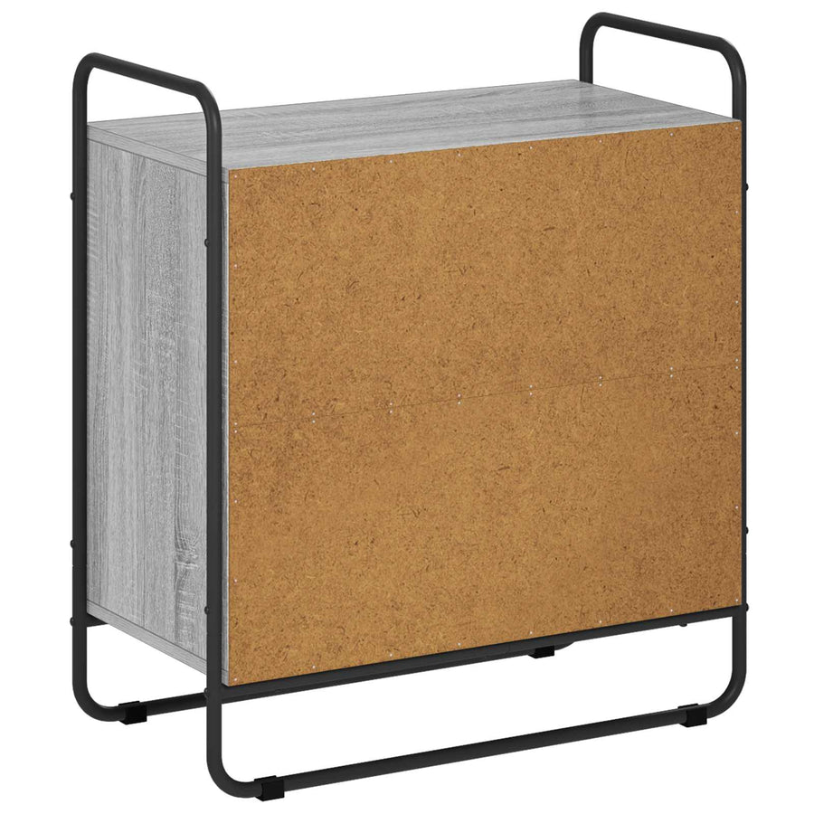 Dressoir Grijs Sonoma 68 x 35 x 75 cm Bewerkt hout
