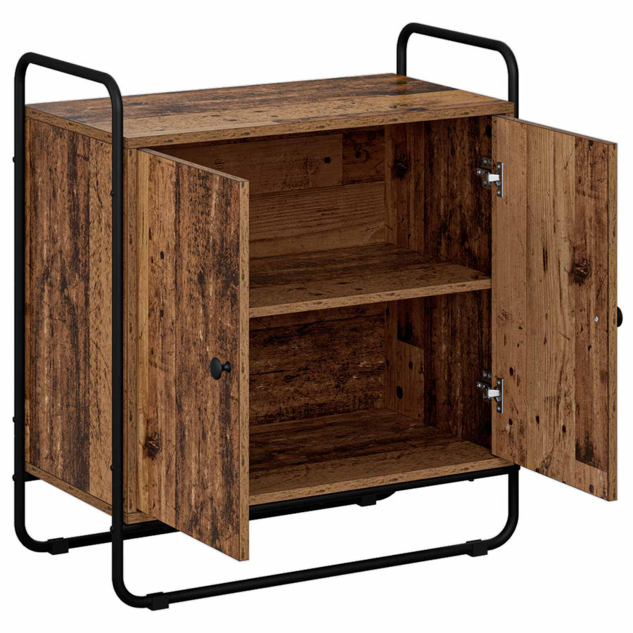 Dressoir Oud hout 68 x 35 x 75 cm Bewerkt hout