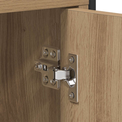 Dressoir Artisanaal eiken 68 x 35 x 75 cm Bewerkt hout