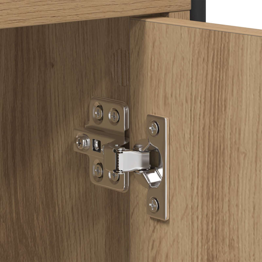 Dressoir Artisanaal eiken 68 x 35 x 75 cm Bewerkt hout