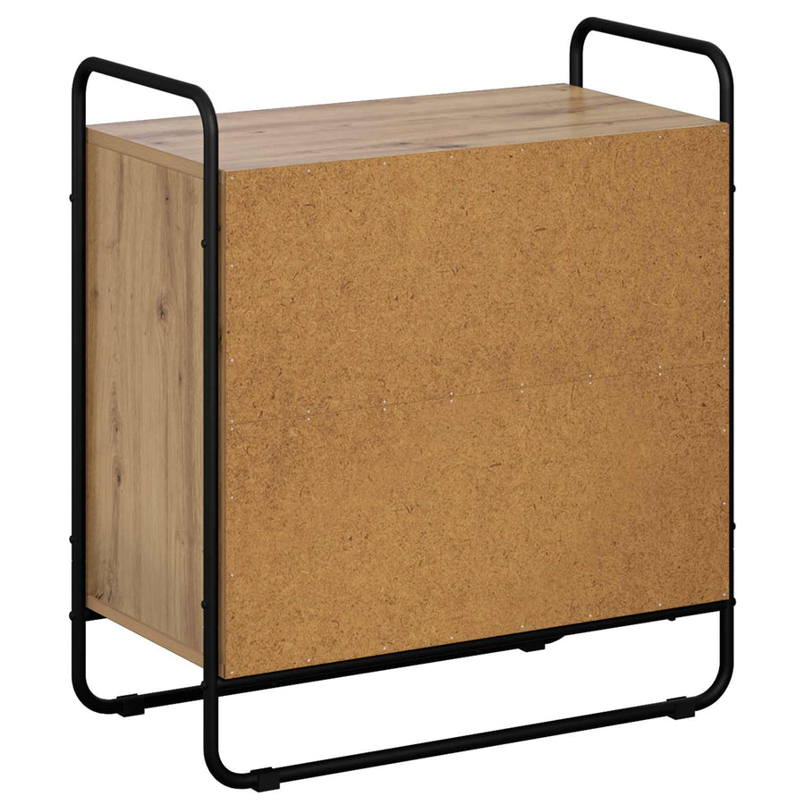 Dressoir Artisanaal eiken 68 x 35 x 75 cm Bewerkt hout