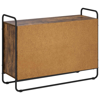 Dressoir Gerookt eiken 102 x 35 x 75 cm Bewerkt hout