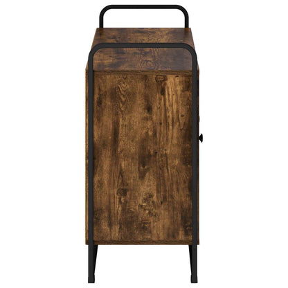 Dressoir Gerookt eiken 102 x 35 x 75 cm Bewerkt hout