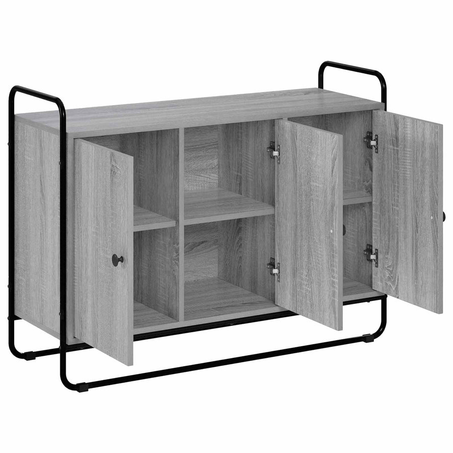 Dressoir Grijs Sonoma 102 x 35 x 75 cm Bewerkt hout