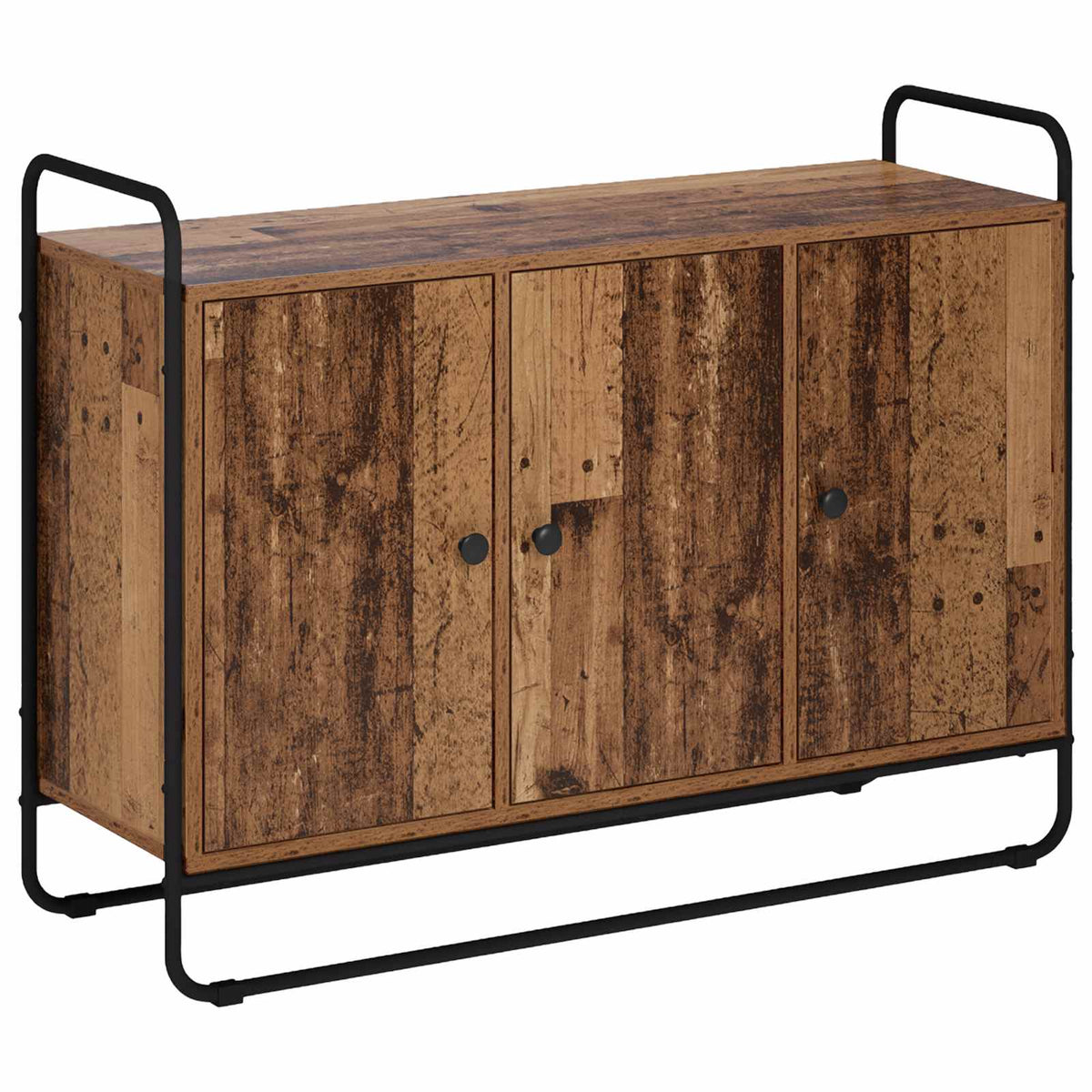 Dressoir Oud hout 102 x 35 x 75 cm Bewerkt hout
