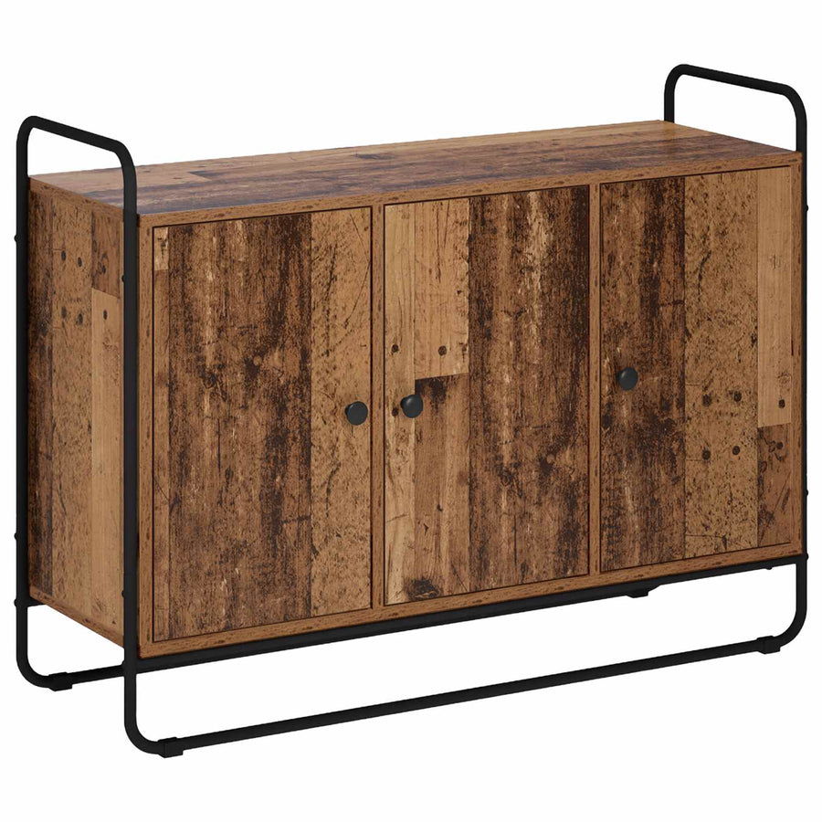 Dressoir Oud hout 102 x 35 x 75 cm Bewerkt hout