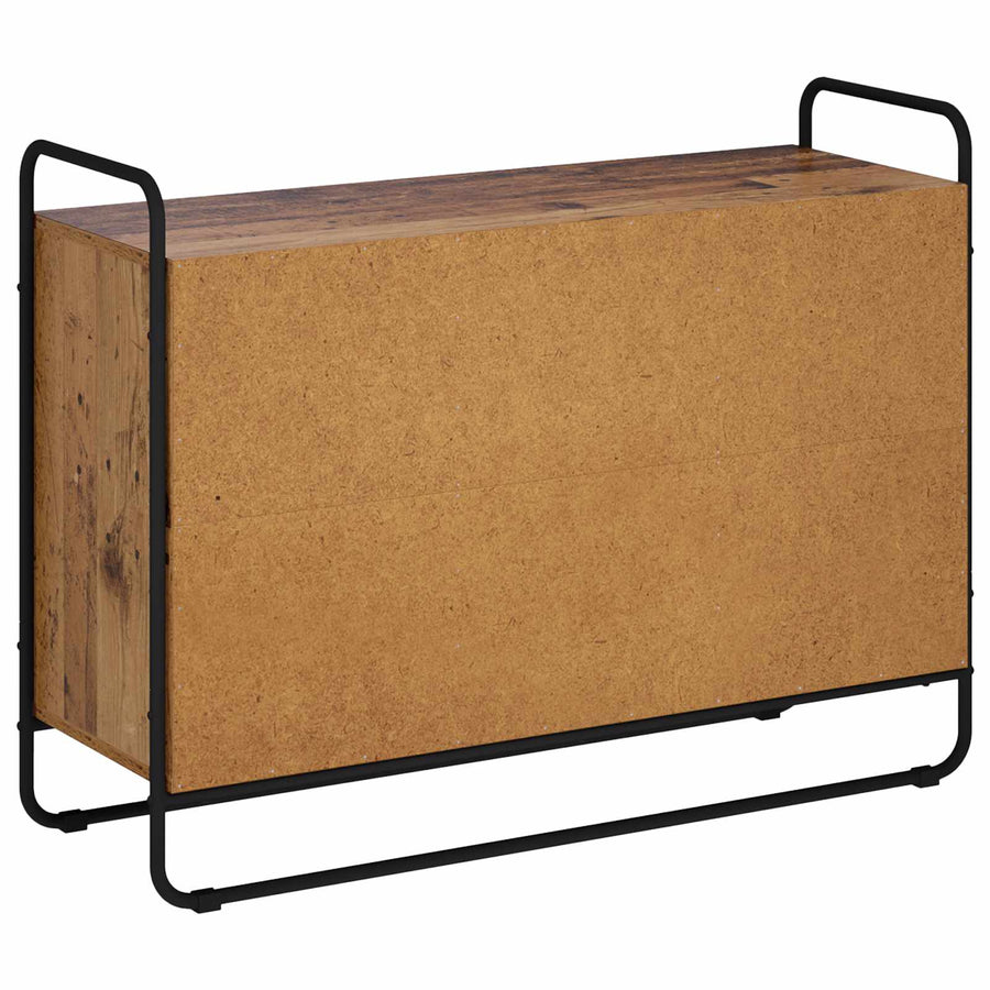 Dressoir Oud hout 102 x 35 x 75 cm Bewerkt hout
