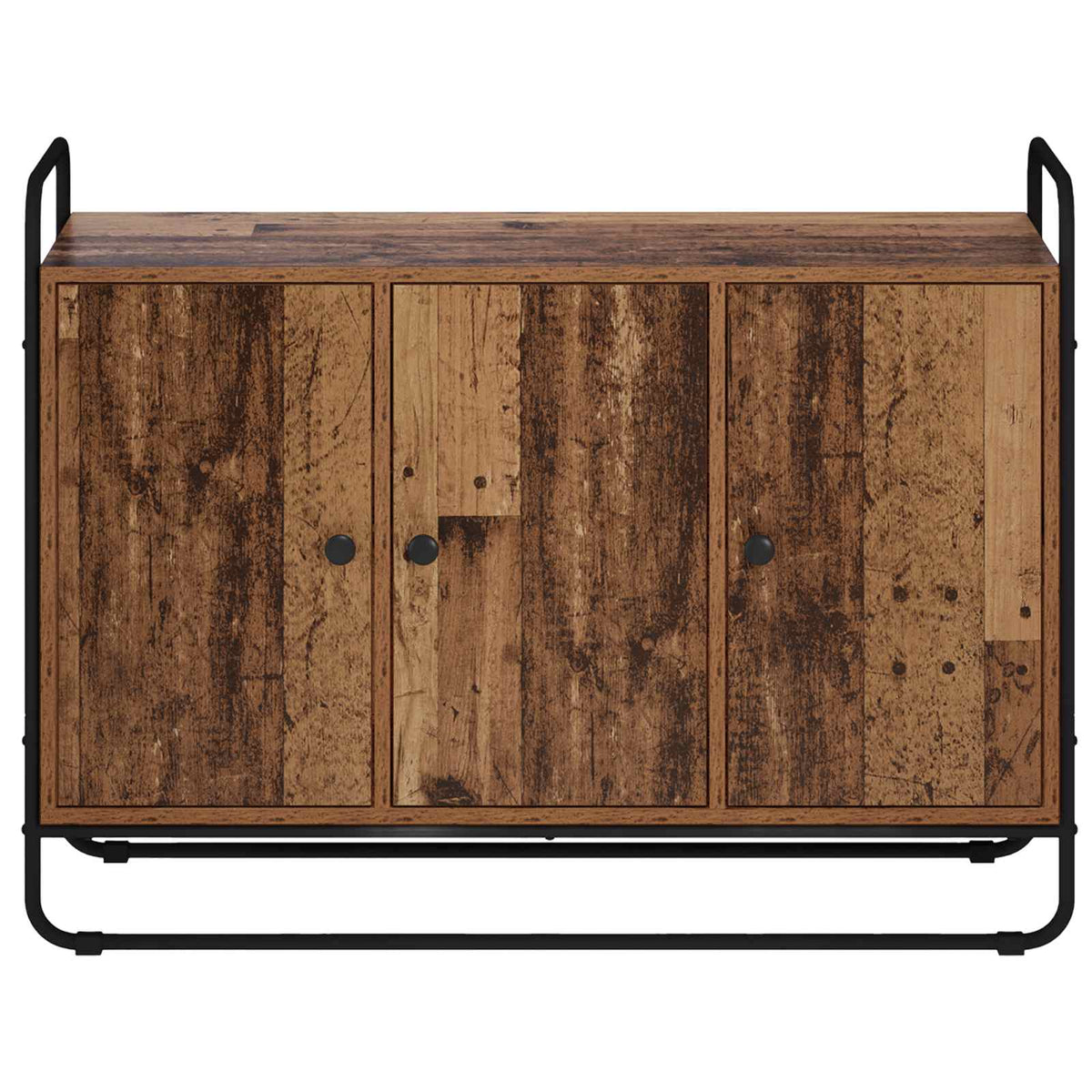 Dressoir Oud hout 102 x 35 x 75 cm Bewerkt hout