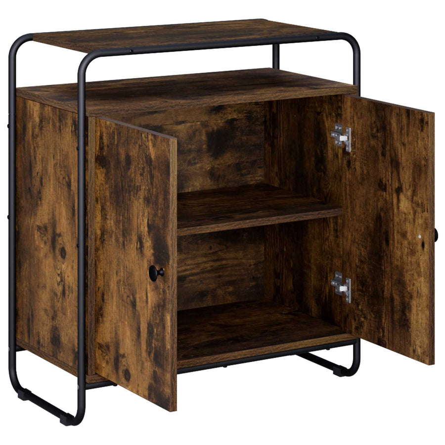 Dressoir Gerookt eiken 68 x 35 x 75 cm Bewerkt hout