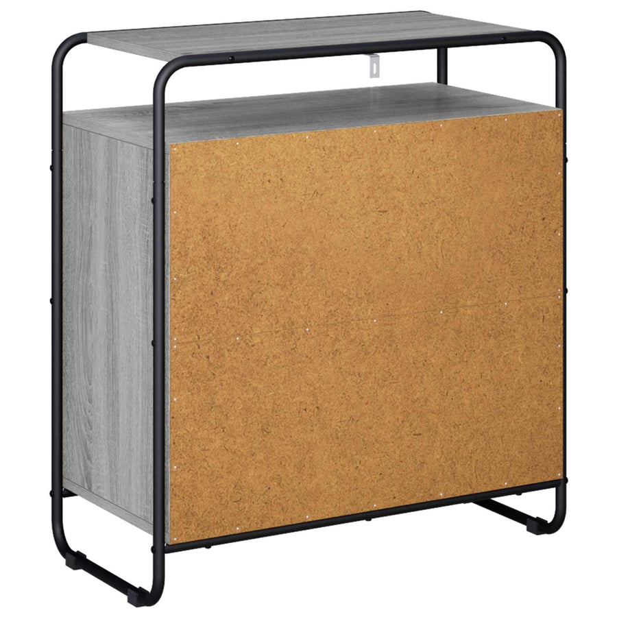 Dressoir Grijs Sonoma 68 x 35 x 75 cm Bewerkt hout
