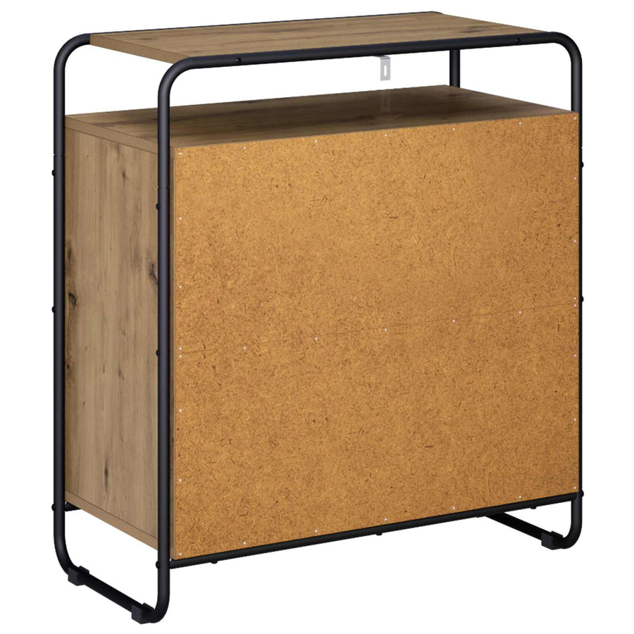 Dressoir Artisanaal eiken 68 x 35 x 75 cm Bewerkt hout
