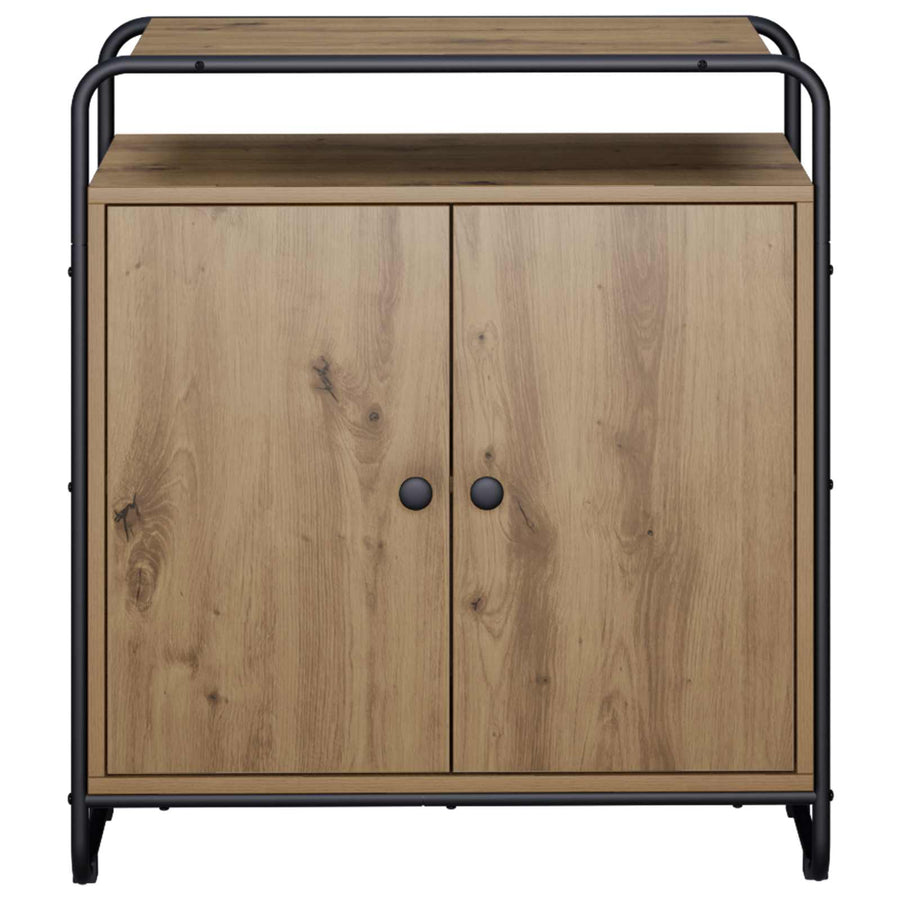 Dressoir Artisanaal eiken 68 x 35 x 75 cm Bewerkt hout