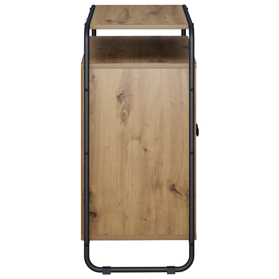Dressoir Artisanaal eiken 68 x 35 x 75 cm Bewerkt hout