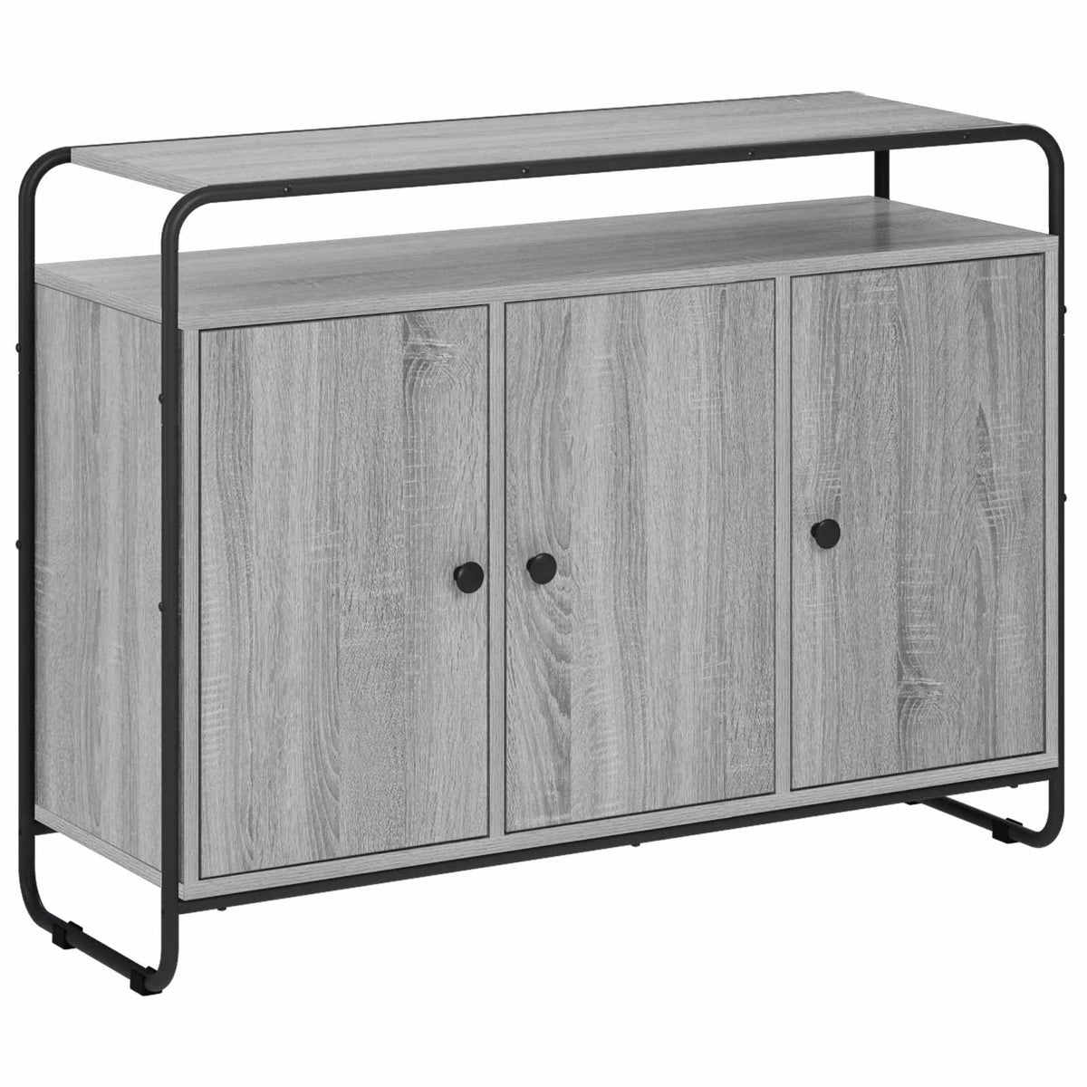 Dressoir Grijs Sonoma 102 x 35 x 75 cm Bewerkt hout